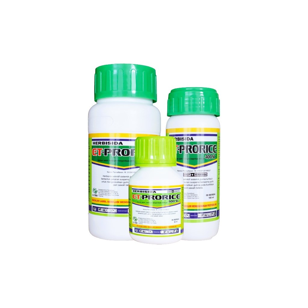 Herbisida Et-Prorice 100ml dan 50ml Obat Rumput Padi Et Prorice Gulma Padi