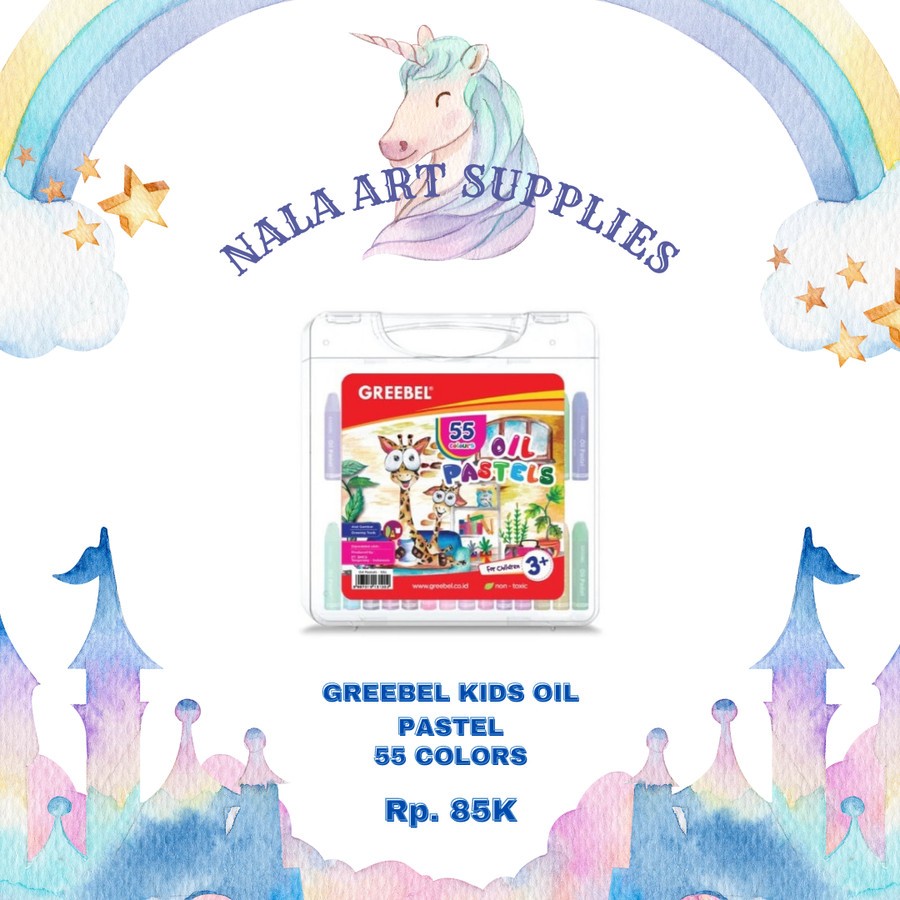 

Greebel Kids Oil Pastels 55 Colors
