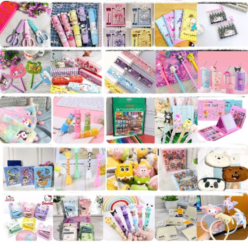 

Barang Khusus LIVE alat tulis tas fancy lucu