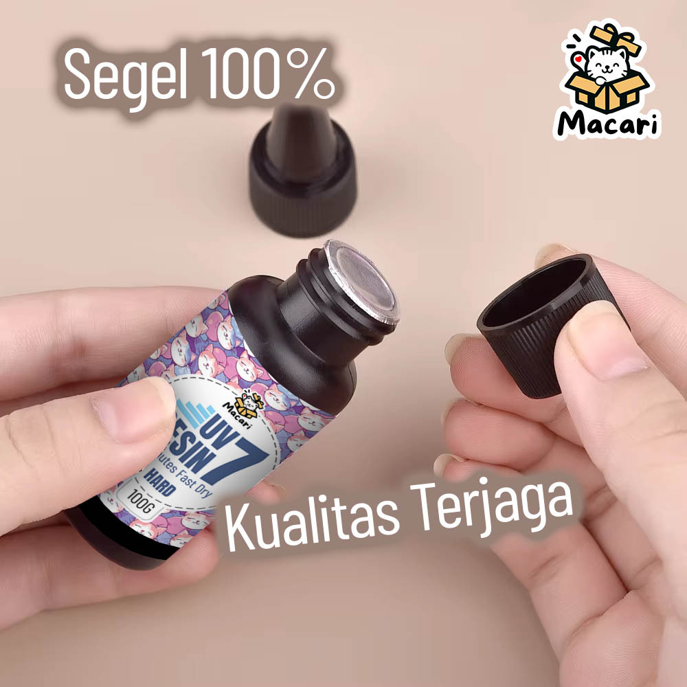 Jaydening Uv Resin 7 Resin Langsung Pakai / Uv Resin Bening / Uv Resin For Clay / Uv Resin Lampu /