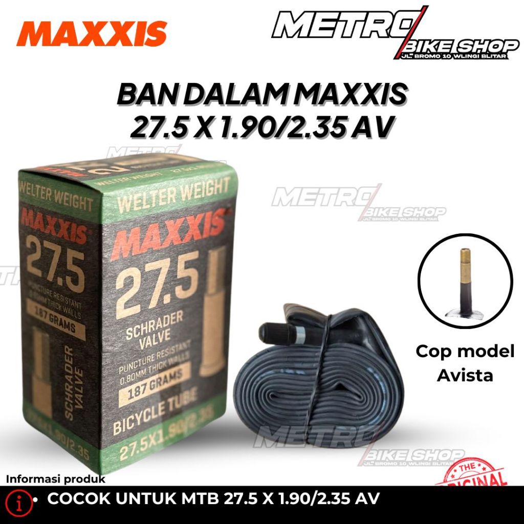 Ban Dalam Maxxis 27 x 1.90-2.35 AV Ban dalam sepeda gunung ban dalam sepeda MTB ban dalam federal