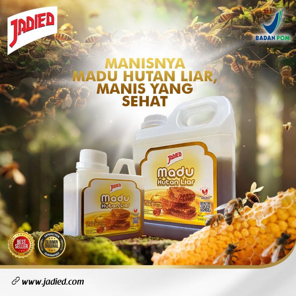 

Madu Hutan Liar Asli 100% Raw Honey 1kg 500gr Madu Murni Jadied