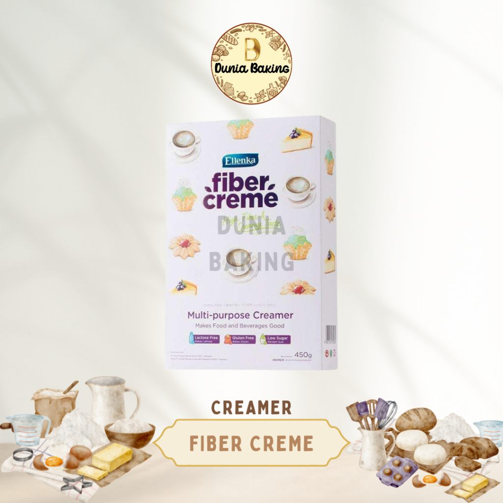 

Fiber creme Ellenka kotak 450gr | Pengganti susu dan santan | Krimer ellenka