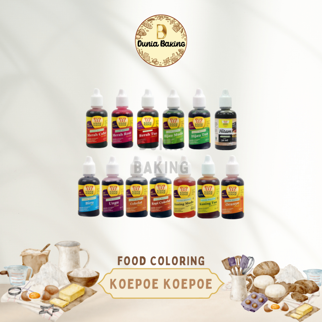 

Koepoe-koepoe pewarna 30ML | Pewarna kupu-kupu 30ml