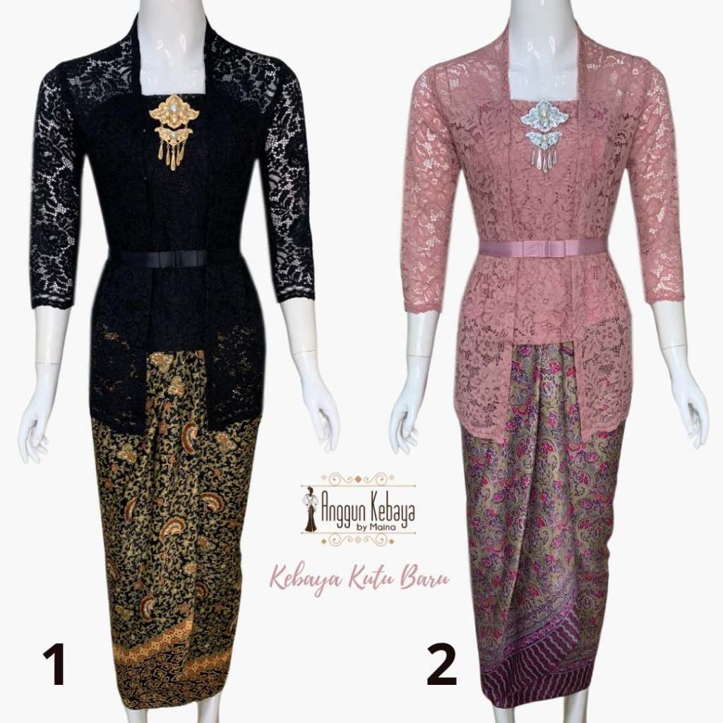 ANGGUN KEBAYA - Kebaya Brokat Kutu Baru | Kebaya Wisuda | Kebaya Elegan | Kebaya Simpel | Kebaya Ser