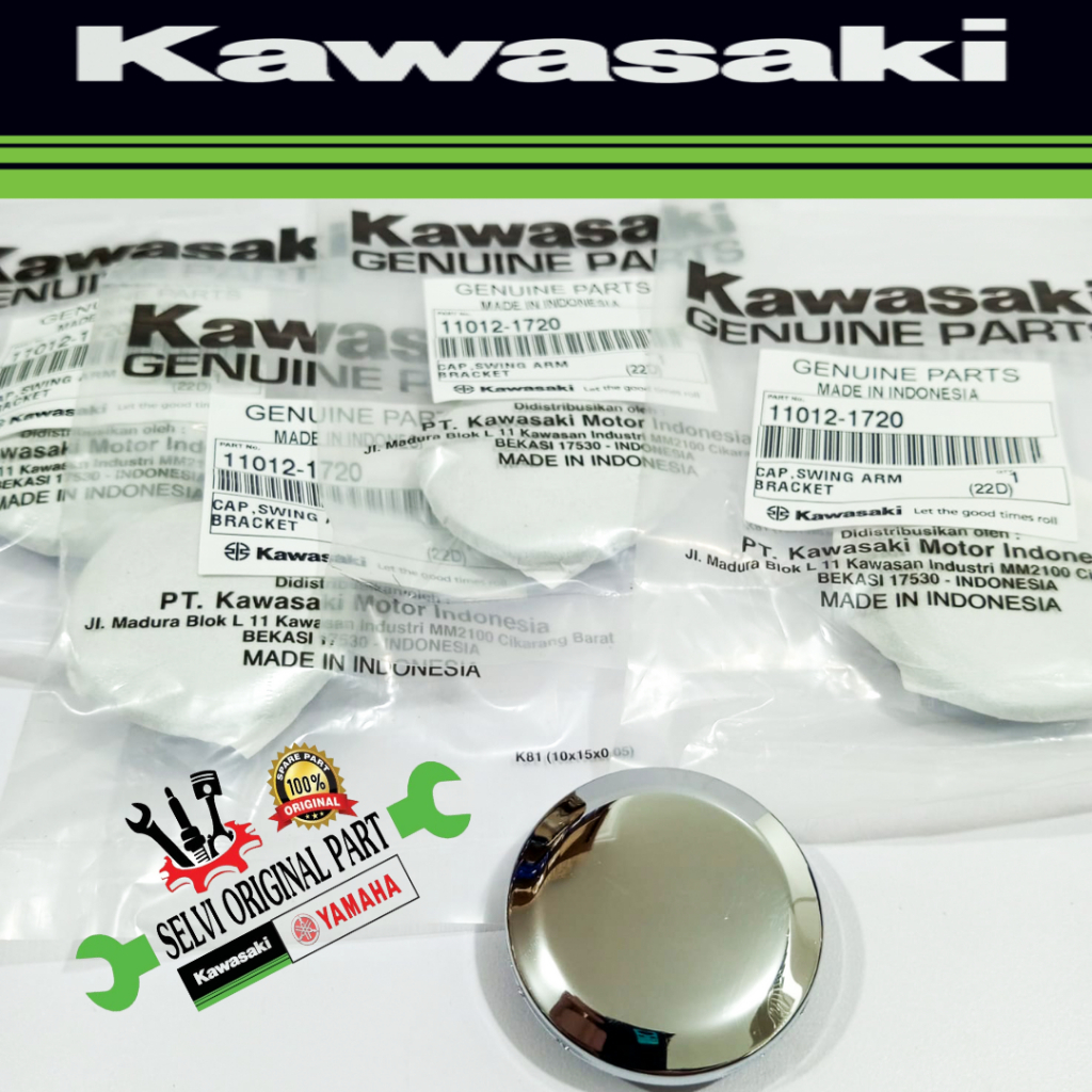 TUTUP ARM RANGKA BESAR NINJA 150 R & RR PNP KLX 150 BF DTRACKER KLX 230 KAWASAKI ORIGINAL