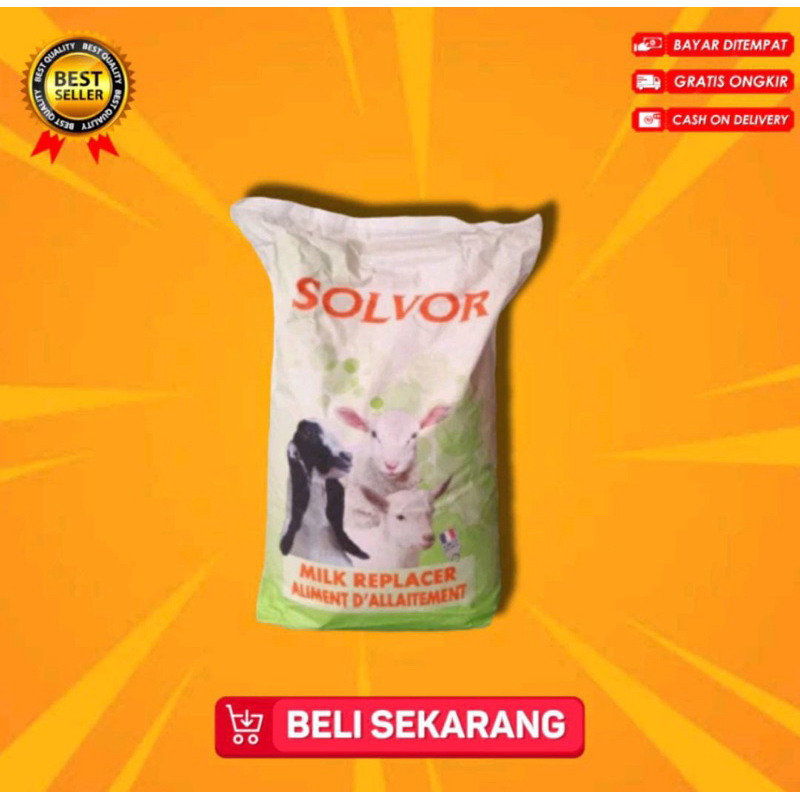 

Susu Solvor 1kg Pengganti Susu Hewan Ternak Susu Sapi Susu Kambing Original 100%