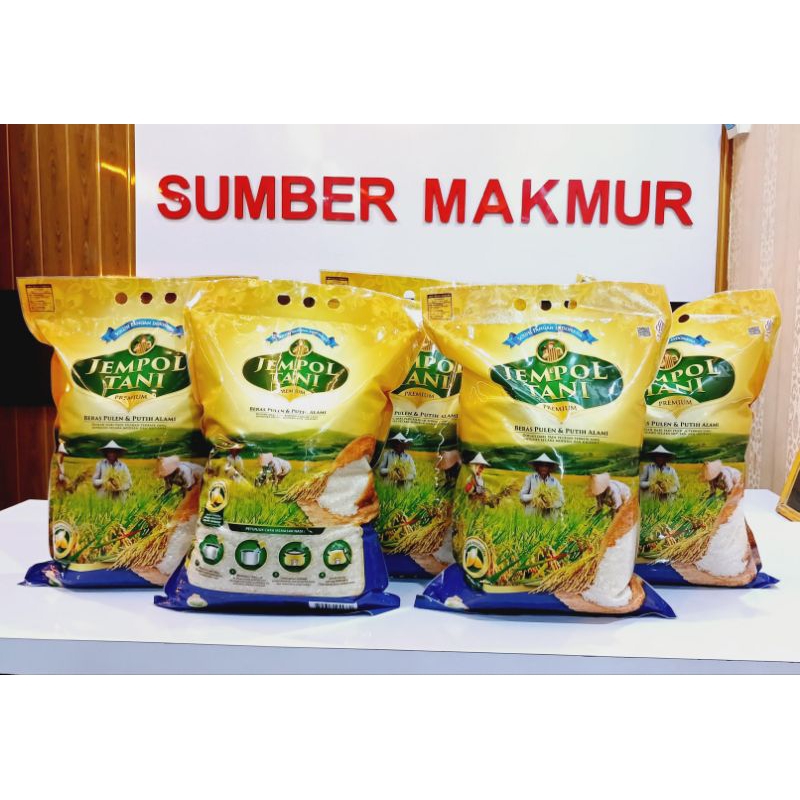 

Beras Premium Jempol Tani - Beras Pulen - Beras Putih Alami - Beras Kemasan 5kg - Beras Kemasan 25kg