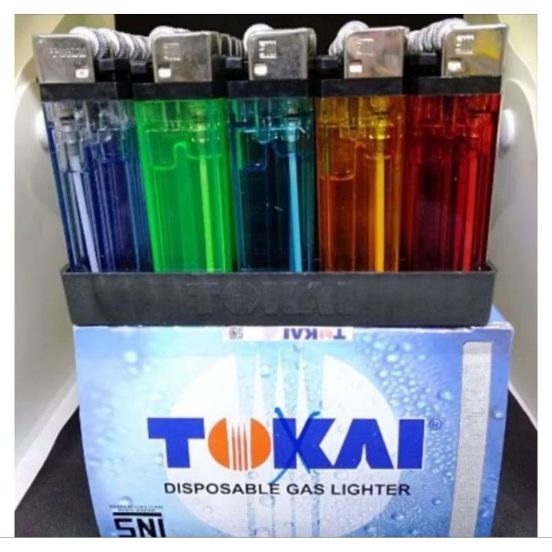 Korek api gas dan korek api kayu jadul, harga per pcs