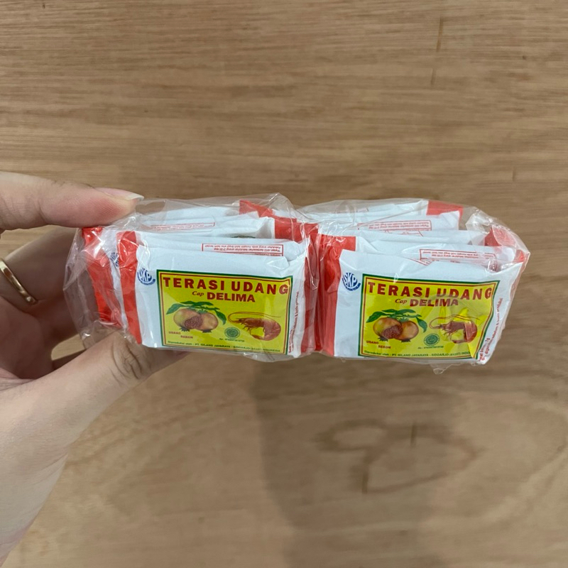 

Terasi Udang Cap Delima isi 10