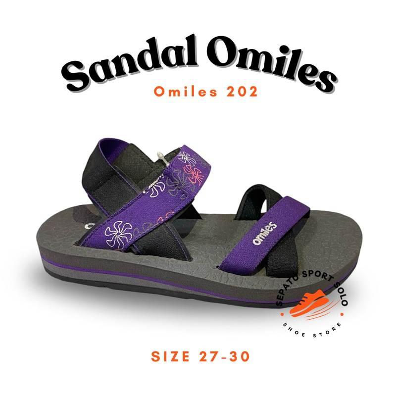 Sandal Omiles Adera Kids Purple 27,28,29,30 Omiles 202