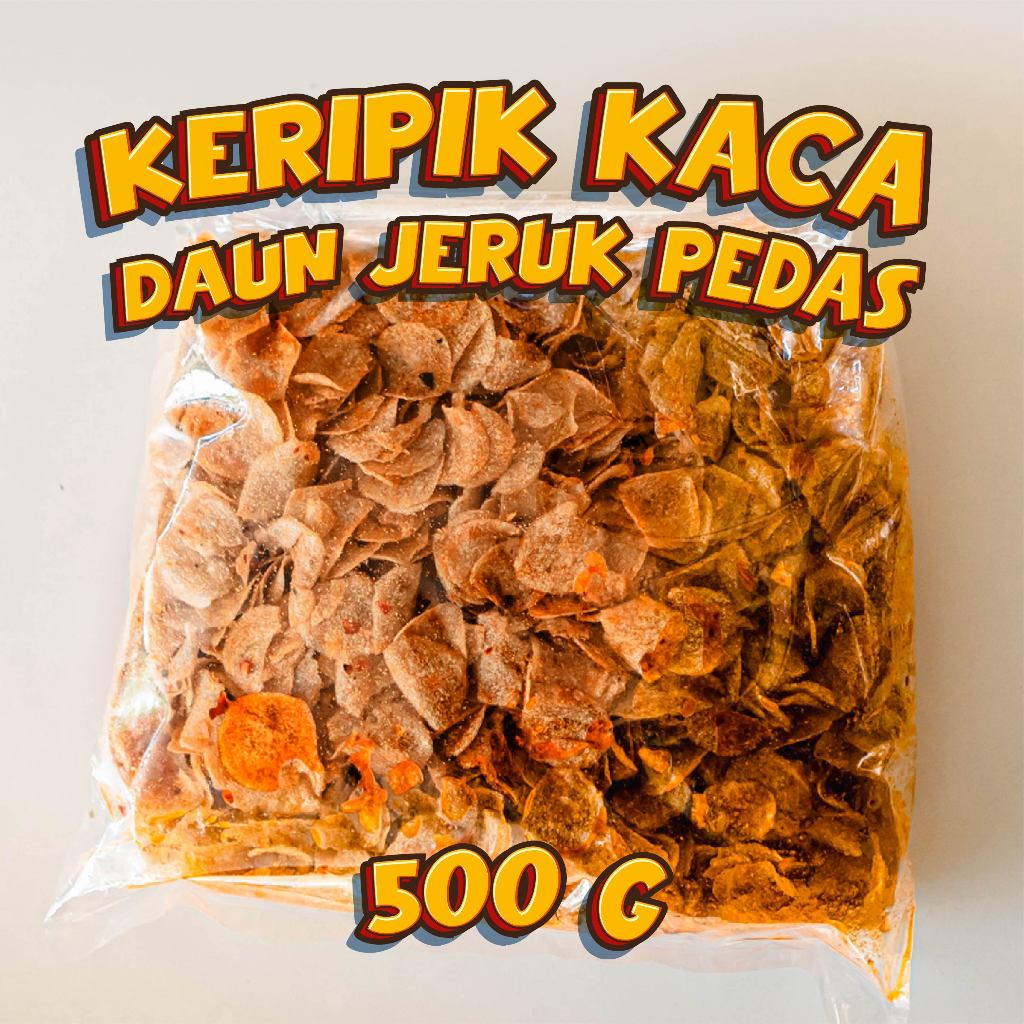 

KERIPIK KACA DAUN JERUK PEDAS MANDALI 500 GR GURIH RENYAH