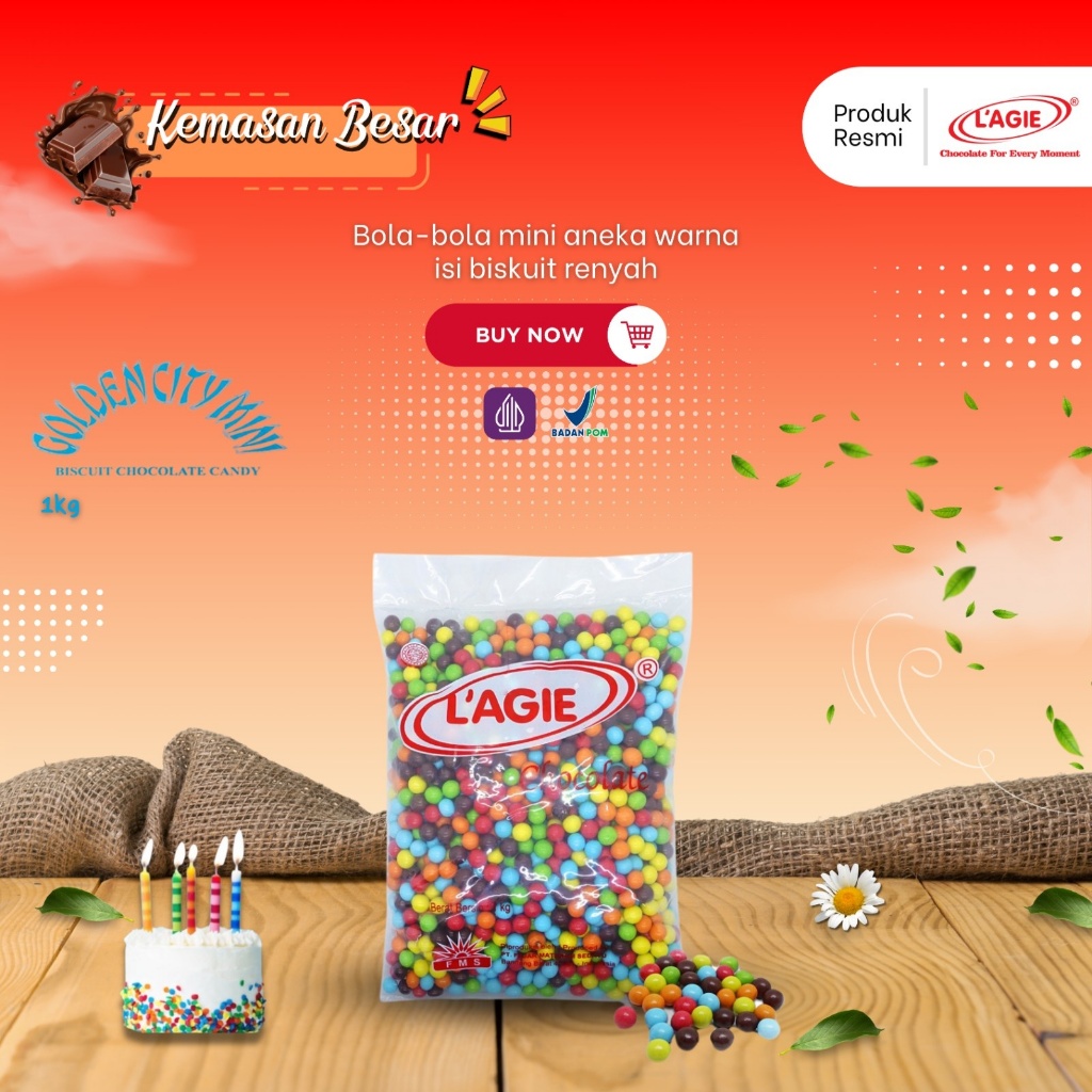 

LAGIE GOLDEN CITY MINI ANEKA WARNA 1KG