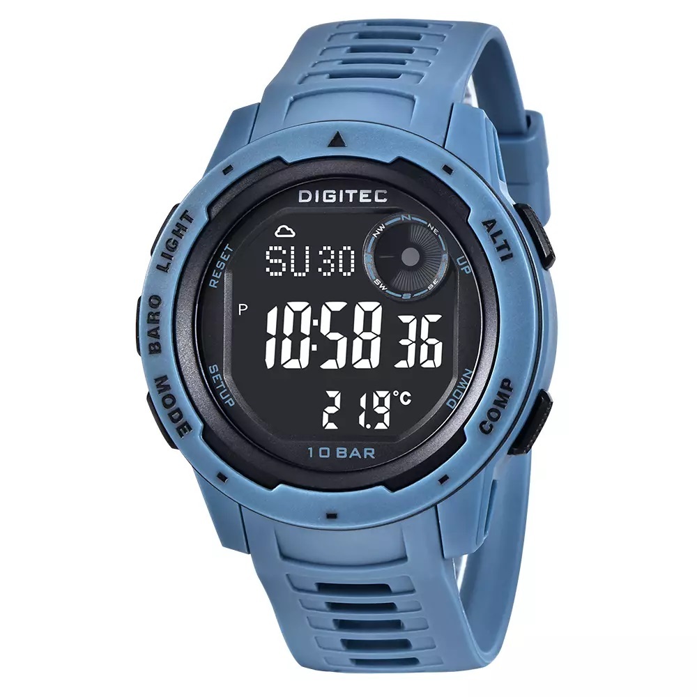 DIGITEC Jam Tangan Digital Pria DS-8100T Sport Watch Altimeter Compass