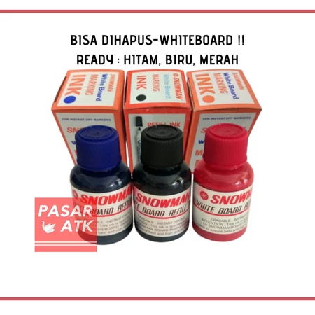 

Refill Isi Tinta Spidol Whiteboard SNOWMAN WBI (pcs)