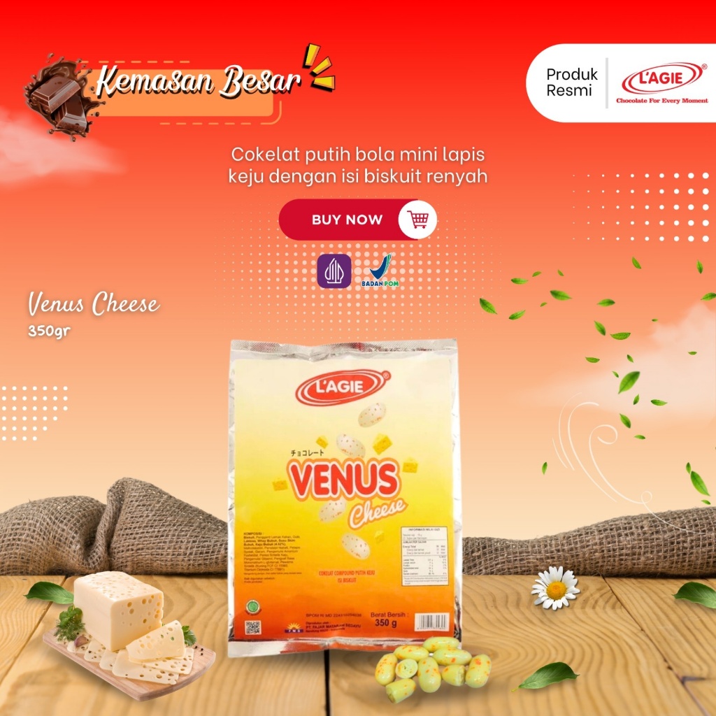 

LAGIE VENUS CHEESE 350GRAM