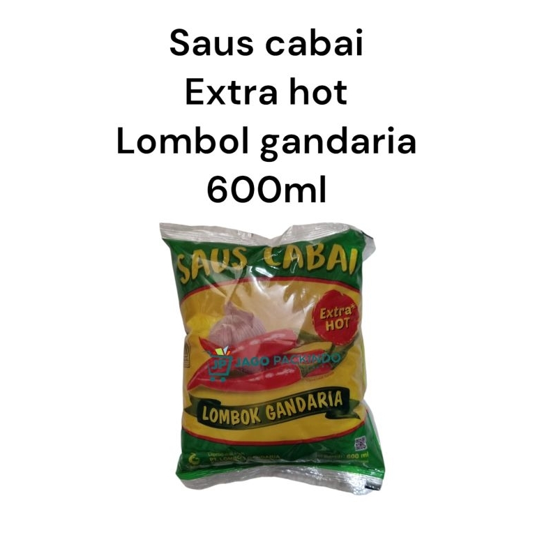 

SAUS CABAI EXTRA HOT LOMBOK GANDARIA 600ML