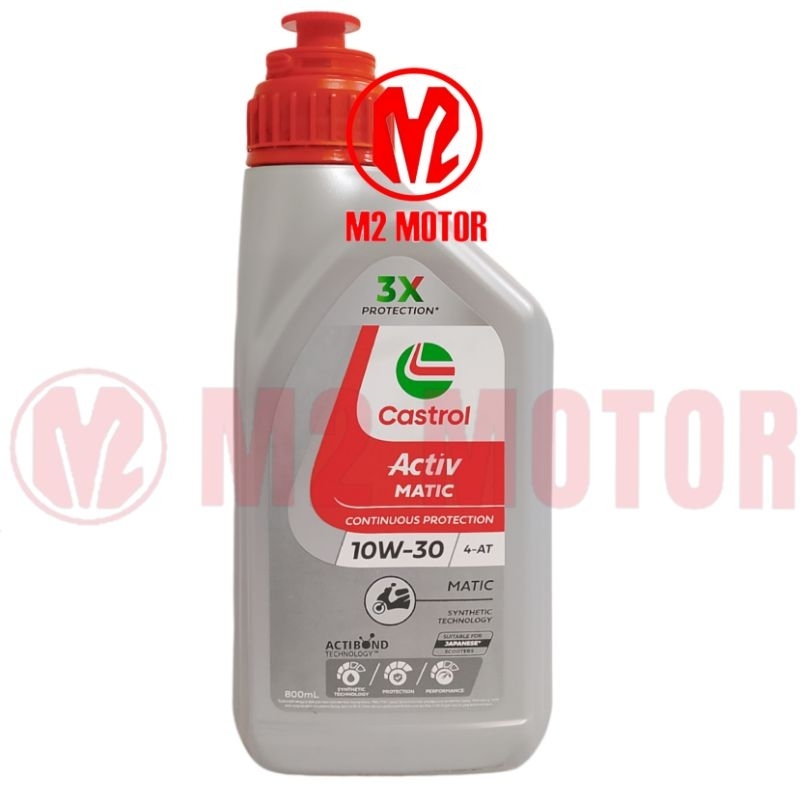 OLI CASTROL ACTIV MATIC 10W30 0,8L CASTROL ACTIV MATIC