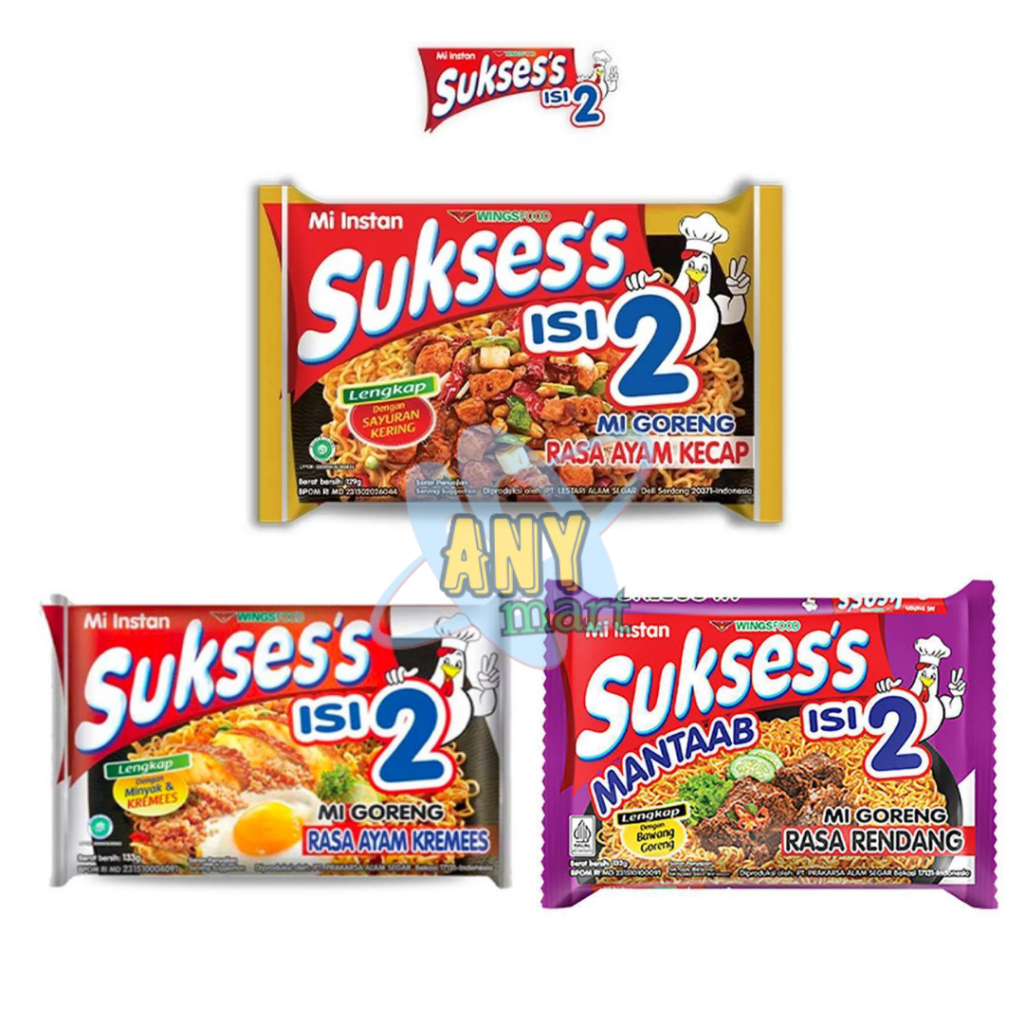 

Mie Suksess Goreng isi 2 PCS