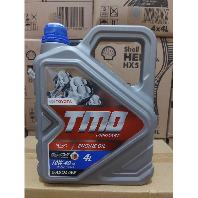 OLI MOBIL TOYOTA TMO 10W-40 4 LITER BARCODE ORIGINAL