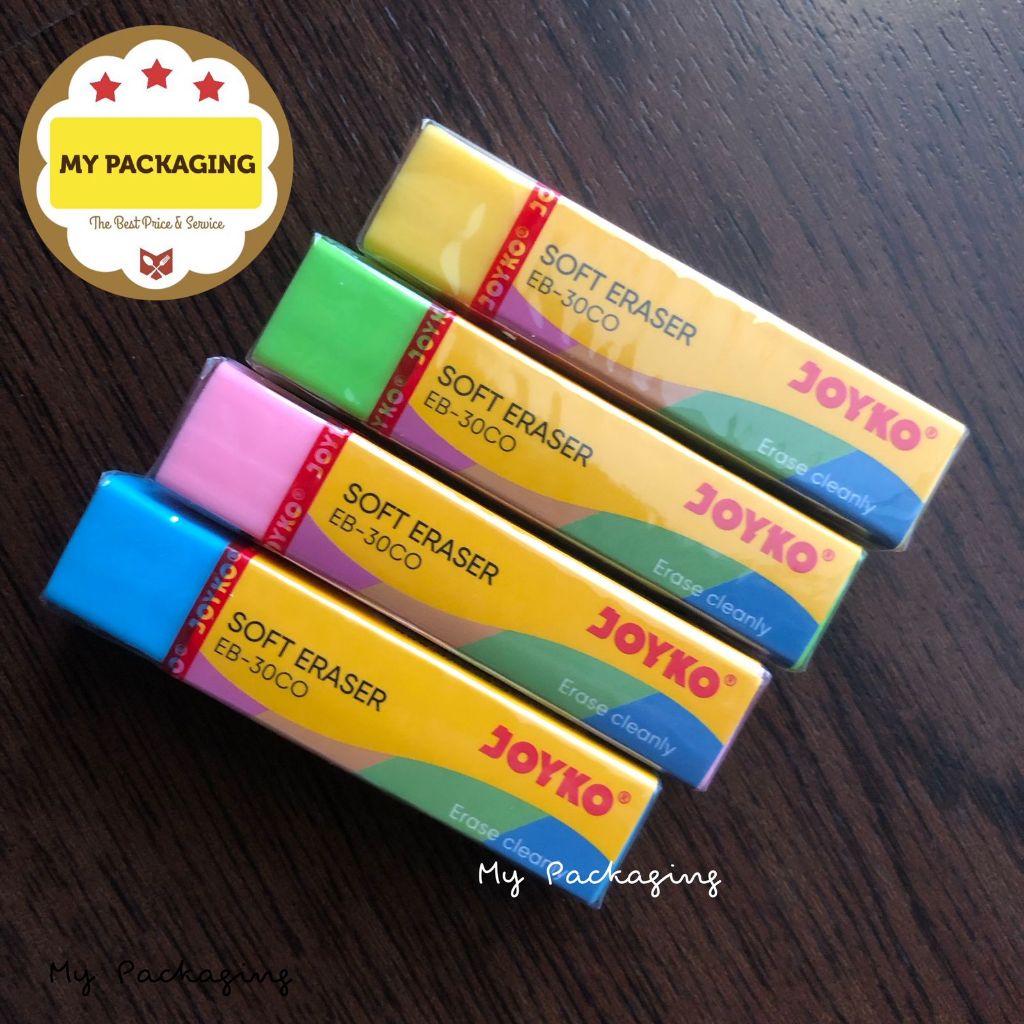 

JOYKO SOFT ERASER COLOUR / Penghapus Pensil Joyko EB-30CO & 526-B40-CO WARNA