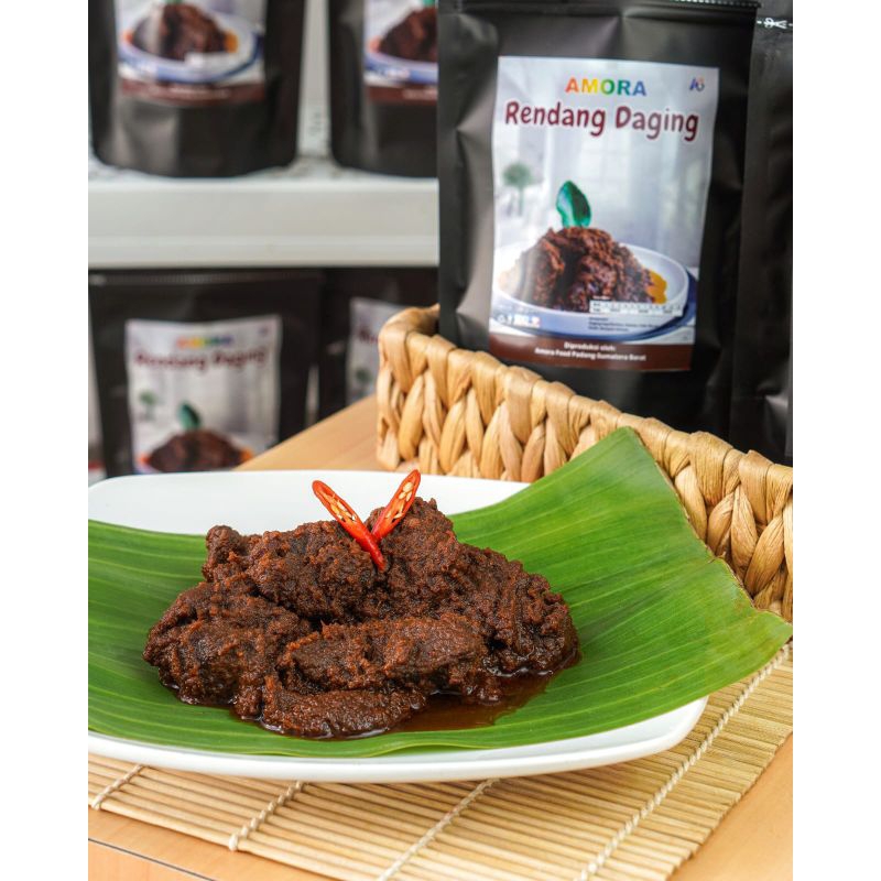 

Amora Rendang Daging Sapi Padang Asli 330 gram