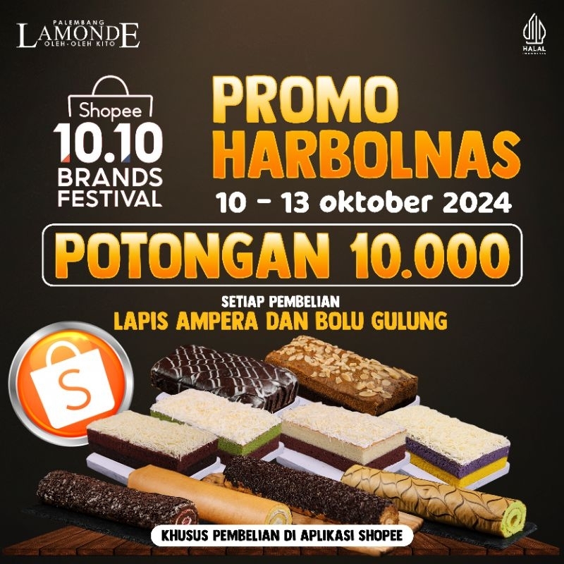

PROMO 10.10 | BOLU GULUNG | LAPIS KUKUS PROMO | LAPIS AMPERA PALEMBANG