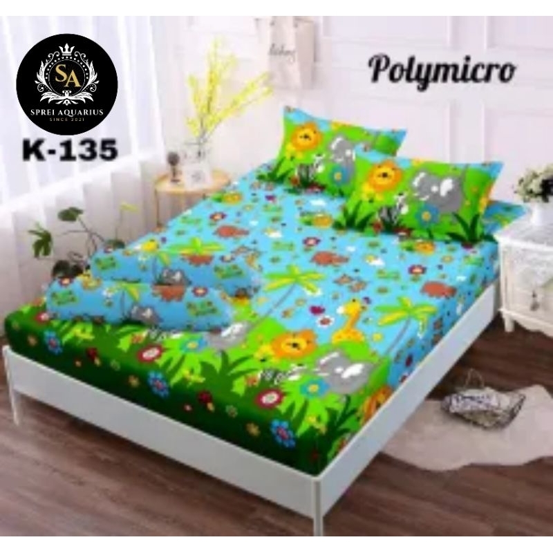 PROMO  SPREI KARTUN MOTIF THE JUNGLE MOTIF KARTUN LUCU ZOO/ SPREI KAMAR ANAK / SPREI KARAKTER