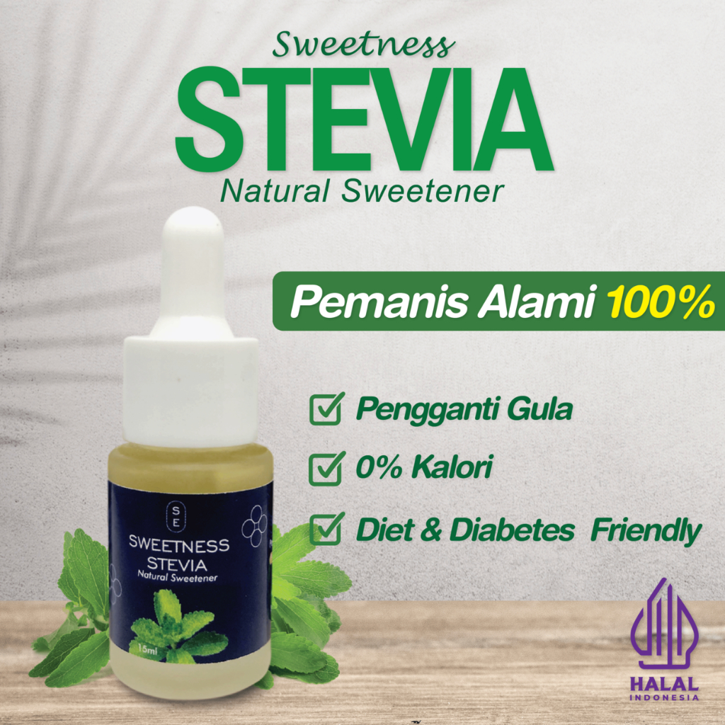 

Sweetness Stevia Stevia Cair 15 ML Pemanis Alami Diabetes & Diet Friendly Liquid Stevia