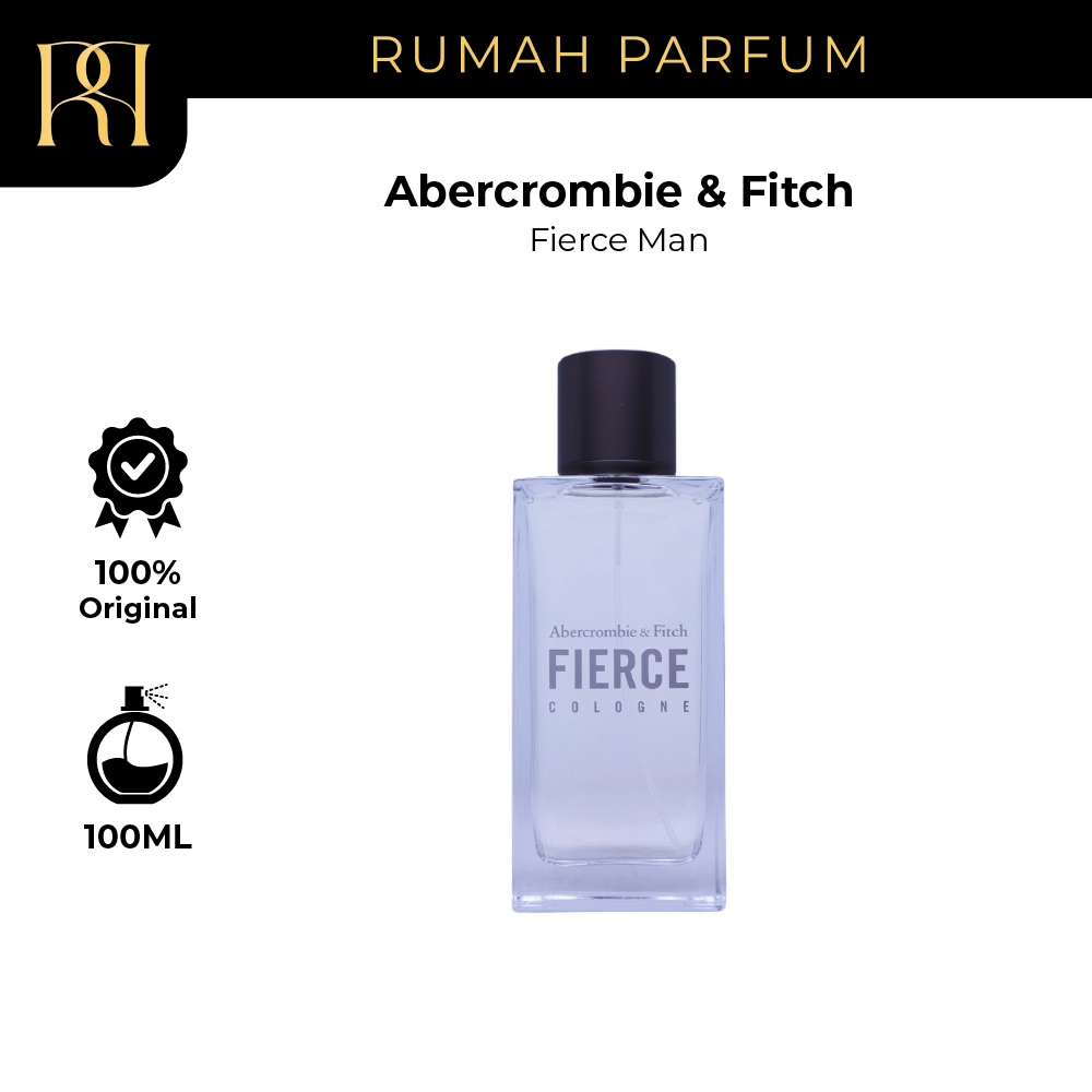 ID PARFUM PRIA ABERCROMBIE & FITCH FIERCE MAN (100 ML) PERFUME COWOK TAHAN LAMA DAN WANGI