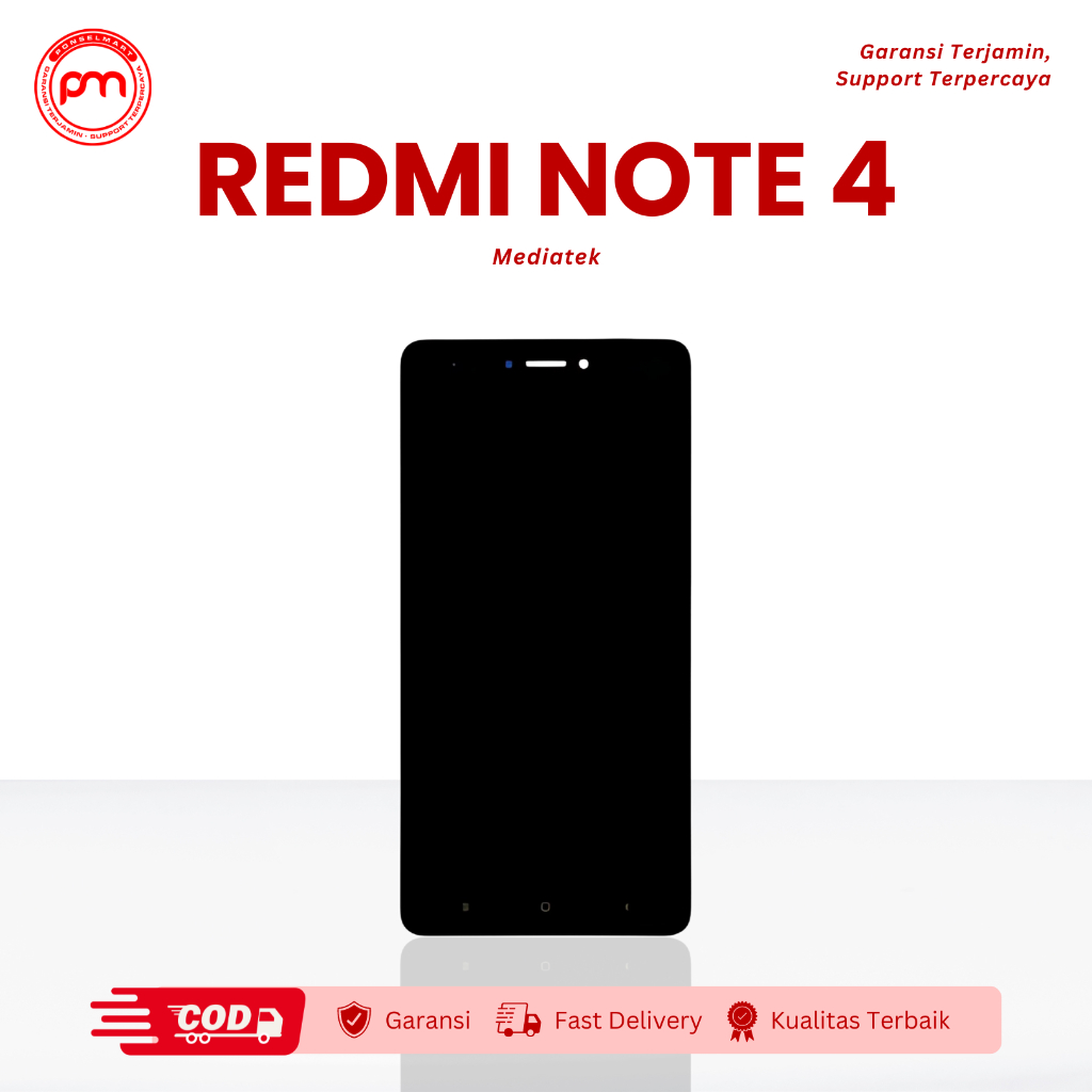 LCD Xiaomi Redmi Note 4 Mediatek Fullset LCD Touchscreen