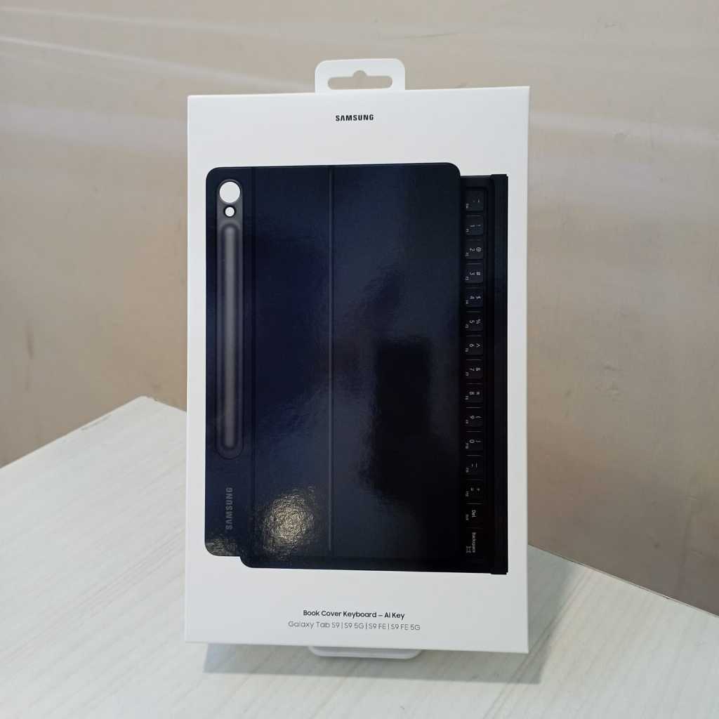 Samsung Book Cover Keyboard Tab S9 Series AI-Key Baru Garansi Resmi