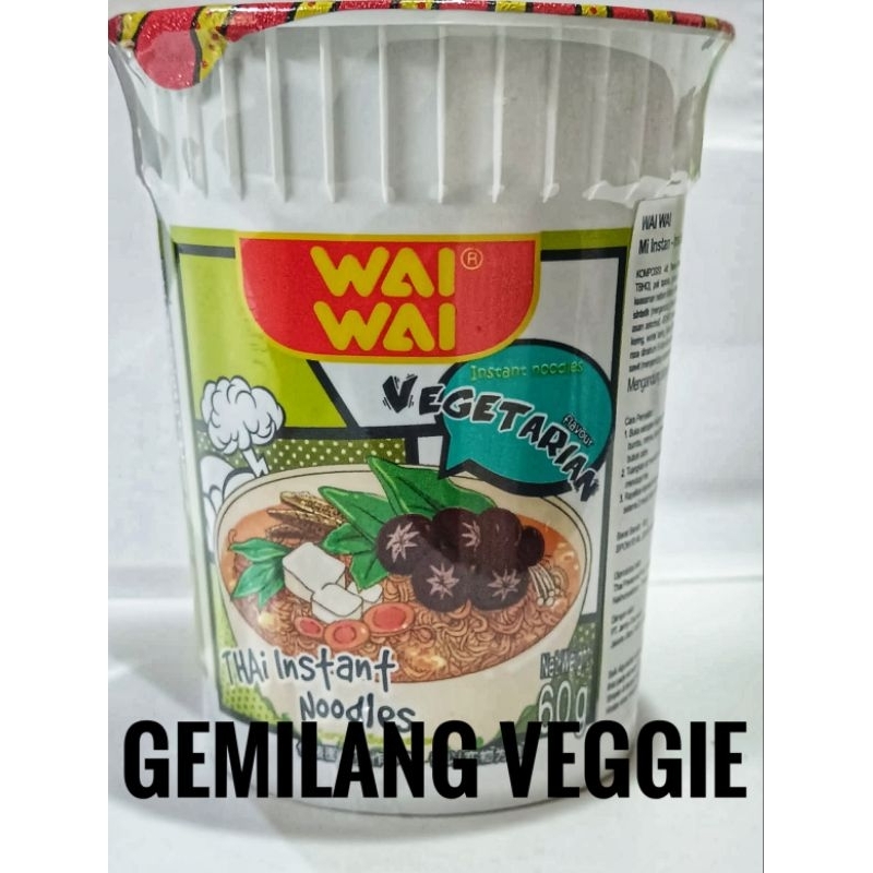 

mie cup wai wai vegetarian
