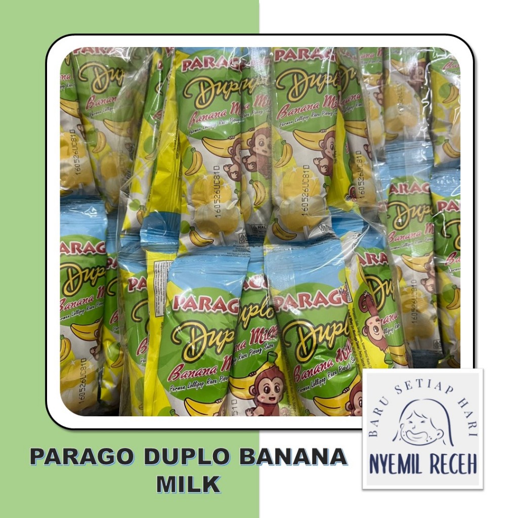 

Parago Duplo Banana Milk Isi 30pcs x 8gr
