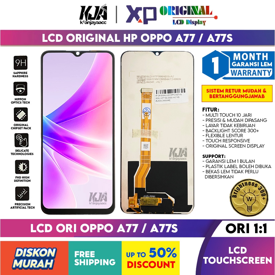 ❤️ LCD Original ❤️ Oppo A77 / A77S / CPH2339, CPH2385, CPH2473 4G 5G LCD Touchscreen Hp ORI