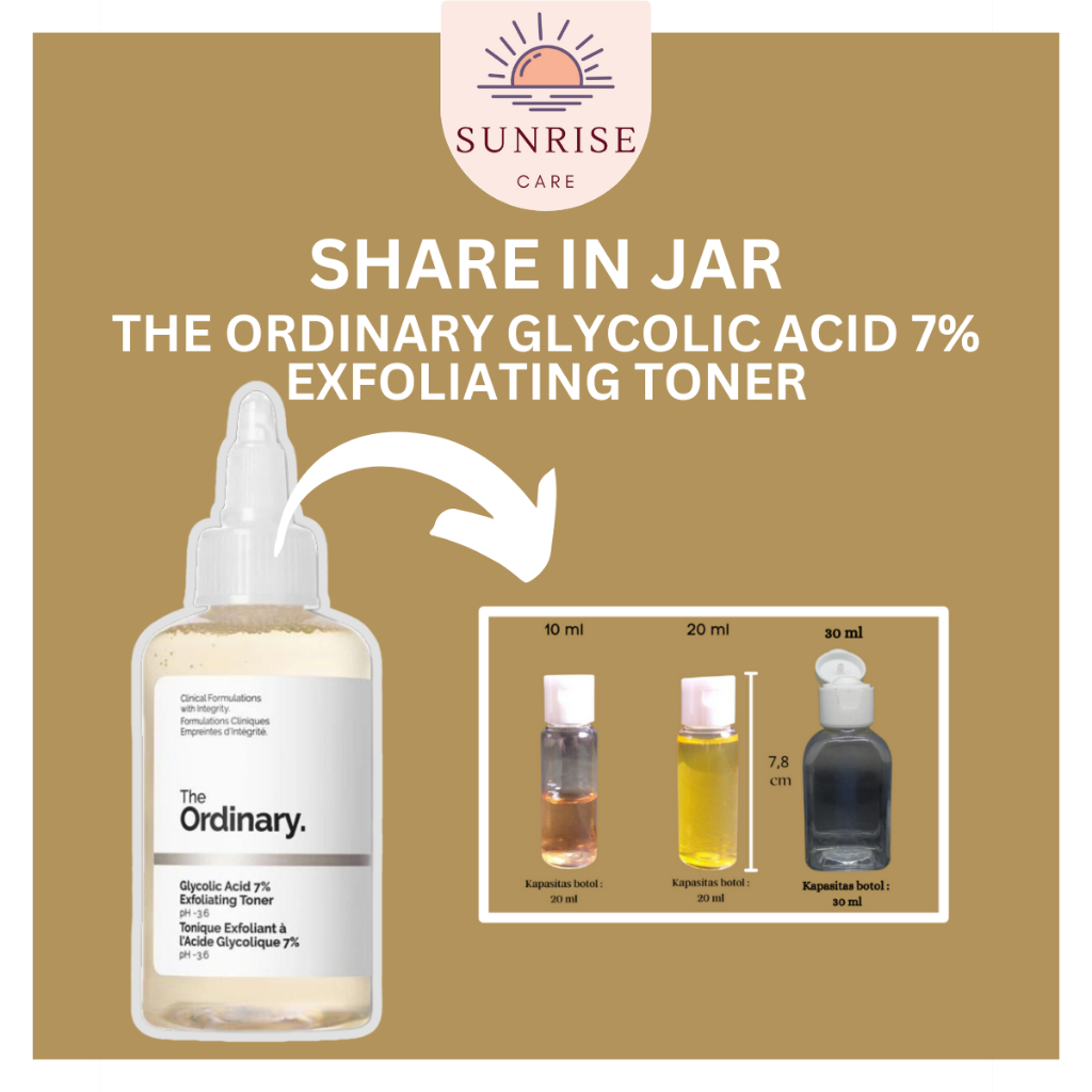 (Share in Jar) The Ordinary Glycolic Acid 7% Toning Solution