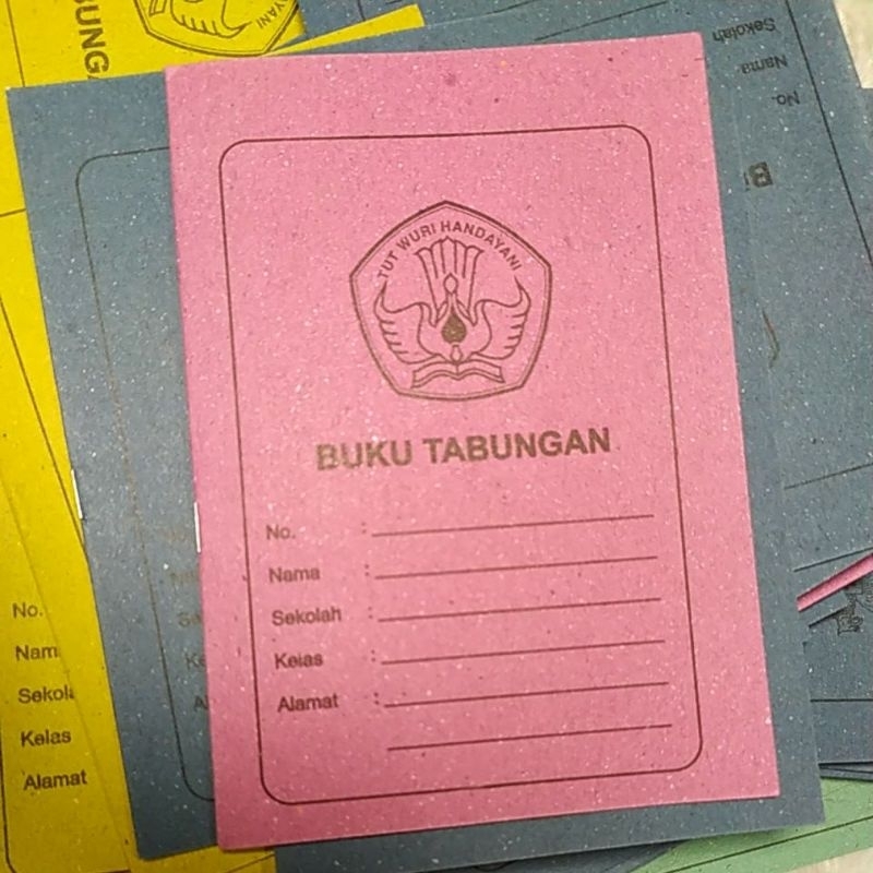 BUKU TABUNGAN ANAK SEKOLAH KERTAS PUTIH