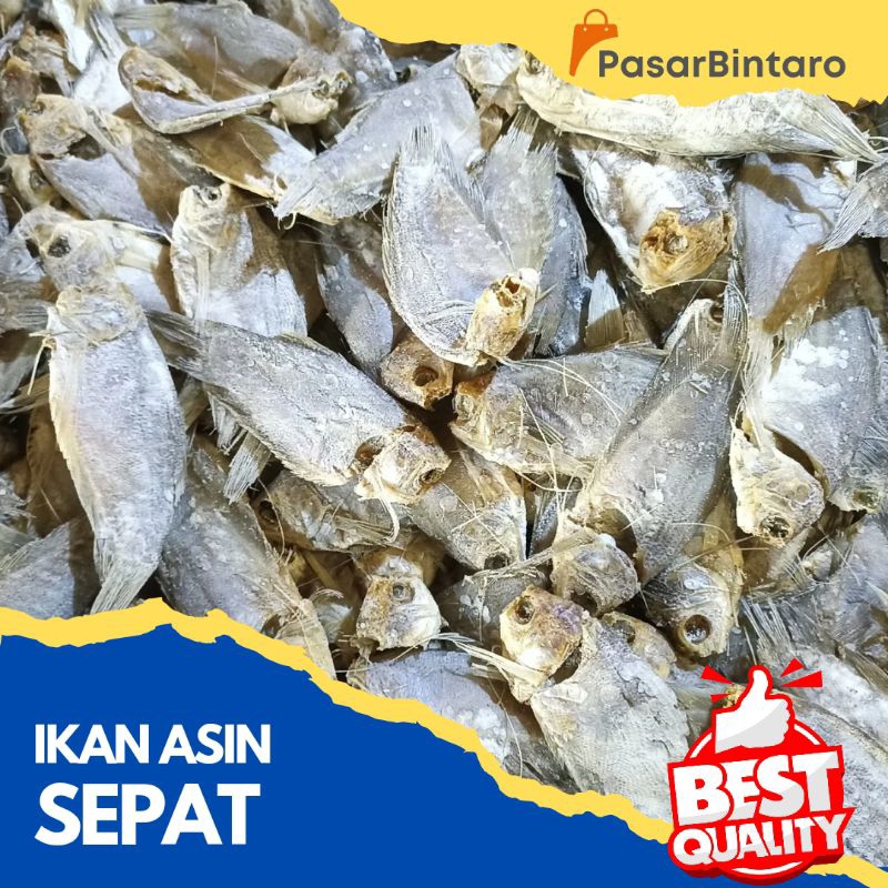 

Ikan Asin Sepat Kering /ons Kualitas Terjamin