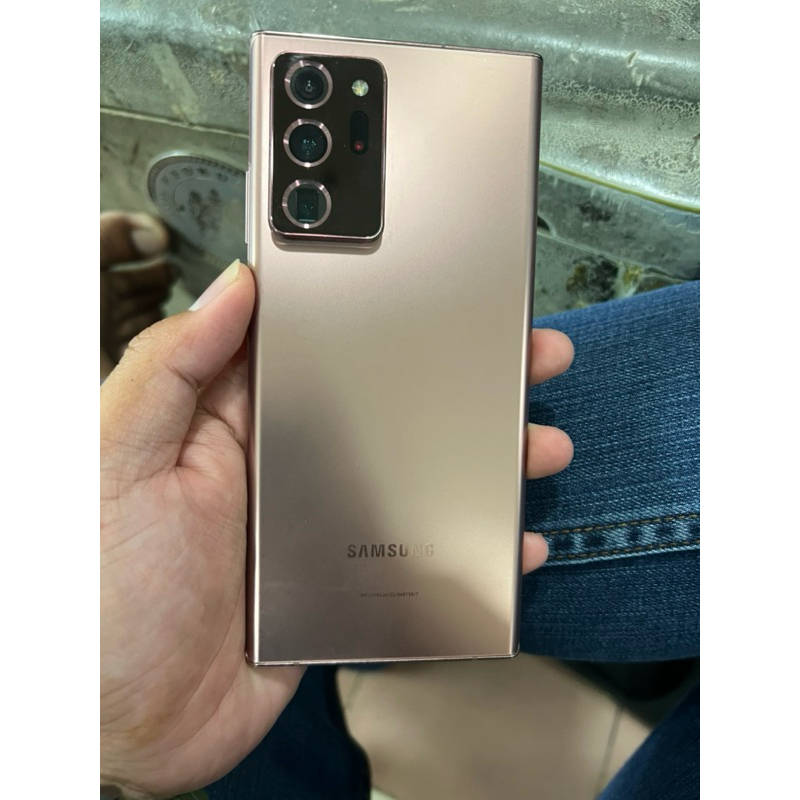 Samsung note 20 ultra 5g ram 12/256 second hp casan ori minus ringan