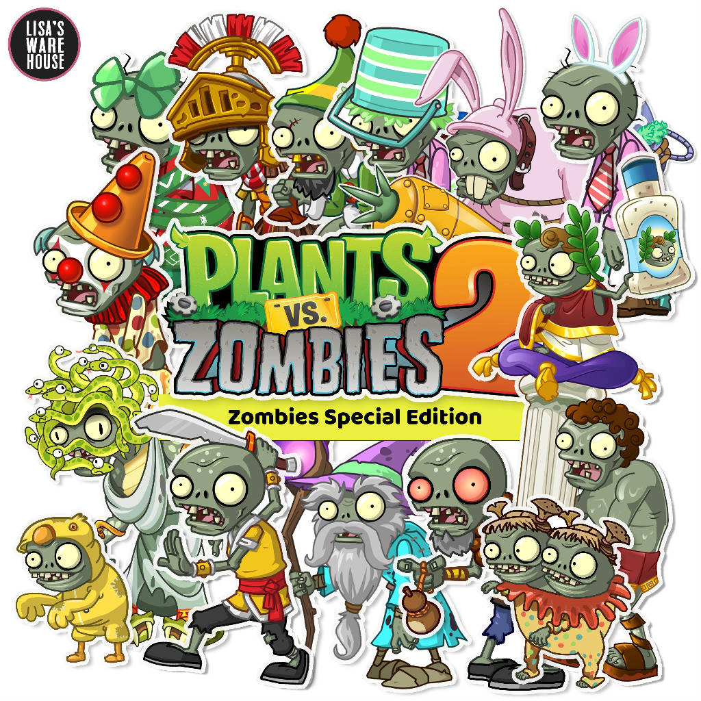 

Sticker Plants Vs Zombie 2 Zombie Edition