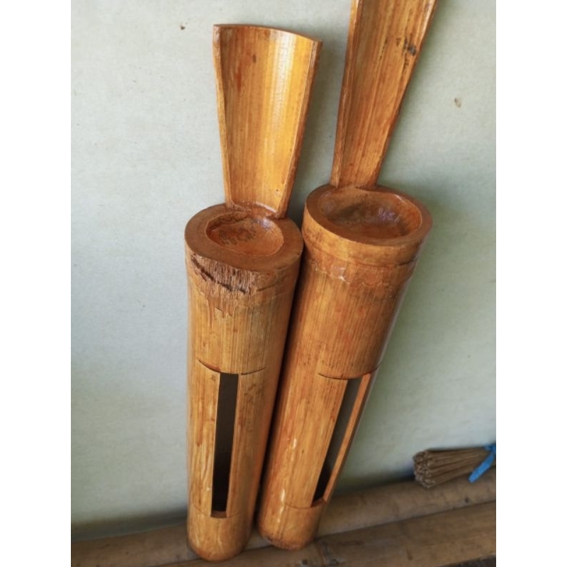 KENTONGAN BAMBU PERNIS DAN NATURAL