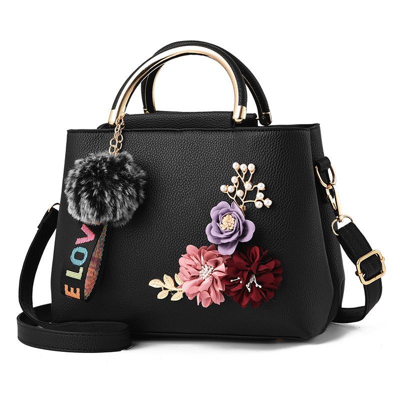 Handbag Wanita Premium Tas Selempang Terbaru Motif Bunga Slingbag Stylish Korean Tas Wanita Fashion