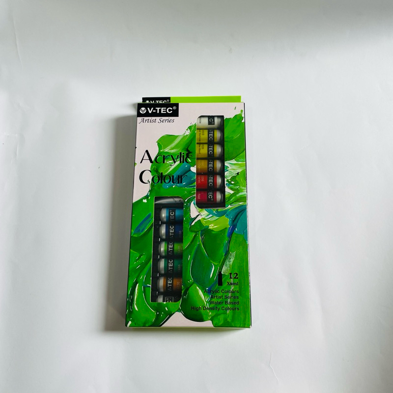 

Cat Acrylic Colour V-TEC 6ml (1 Set 12 Warna)