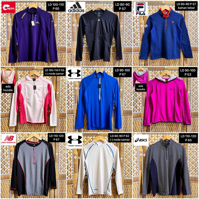 KAOS SPORT POLO WANITA HIJAB LENGAN PANJANG | KAOS BERSEPEDA RUNNING OUTDOOR BAJU RENANG MUSLIM