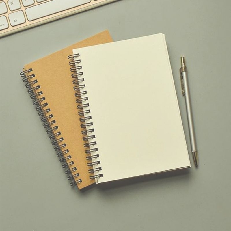 

Buku tulis Notebook Vintage /Sketch Book / Journal book cover coklat A5 A6 /isi 50 lembar