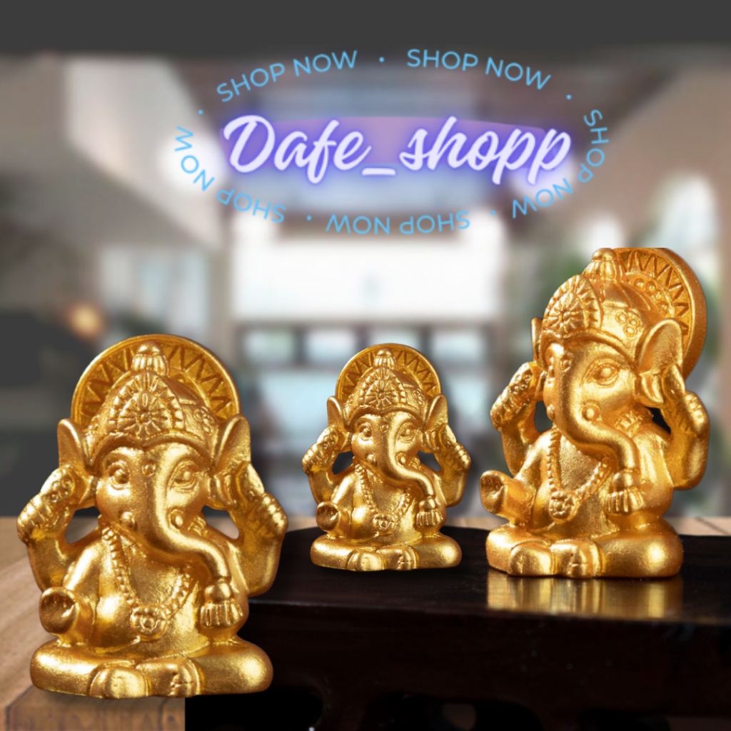 Ornamen Miniatur Pajangan Gajah Thailand DAFE - Pajangan Unik