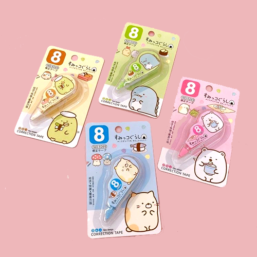 

Correction Tape Students Stationary School Supplies 8M Multiple Color Tipe-x Karakter Lucu Penghapus PenaTip-ex Kertas Mini