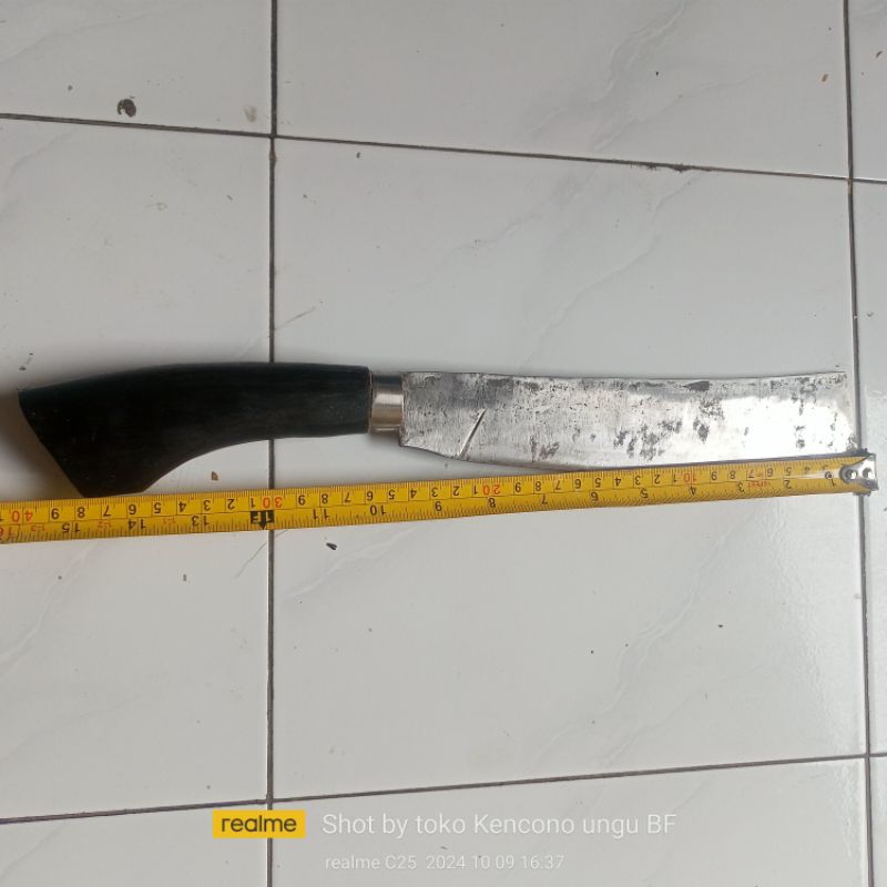 golok cacah tulang bambu bahan baja per