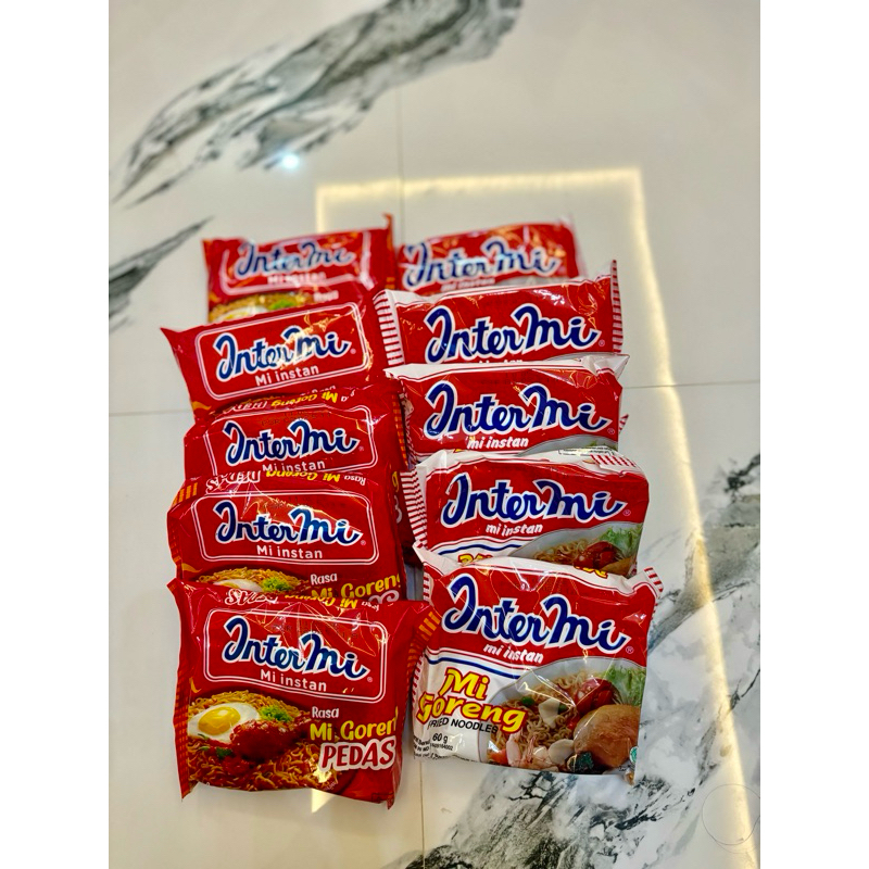 

[ISI 10 BUNGKUS] MIX INTERMIE GORENG BIASA & PEDAS