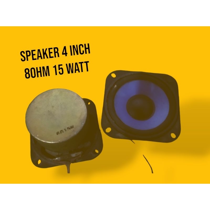 Sepasang Speaker 4inch 15watt / bekas / copotan